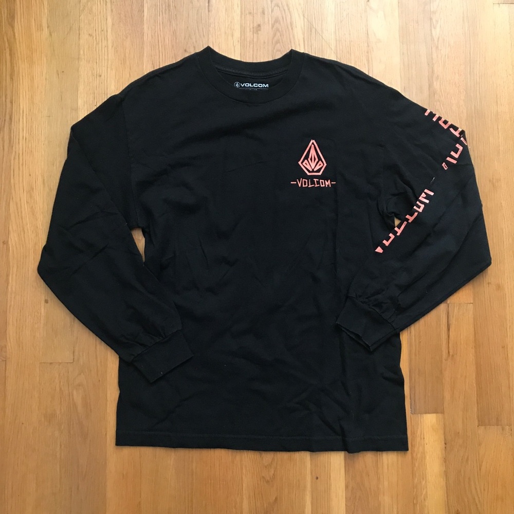 VOLCOM Youth Black Long Sleeve Shirt M